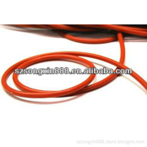 brick-red high transparent silicone solid cord